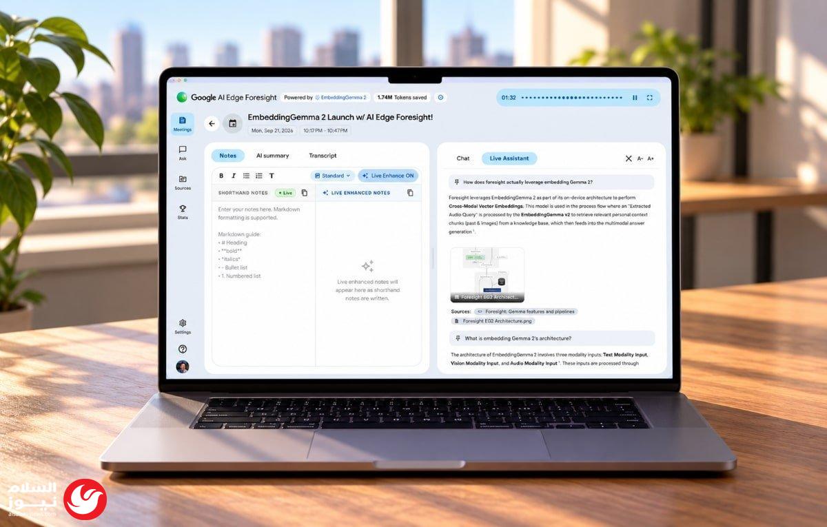 ���� ���� Google AI Edge Foresight: ���� ����� �